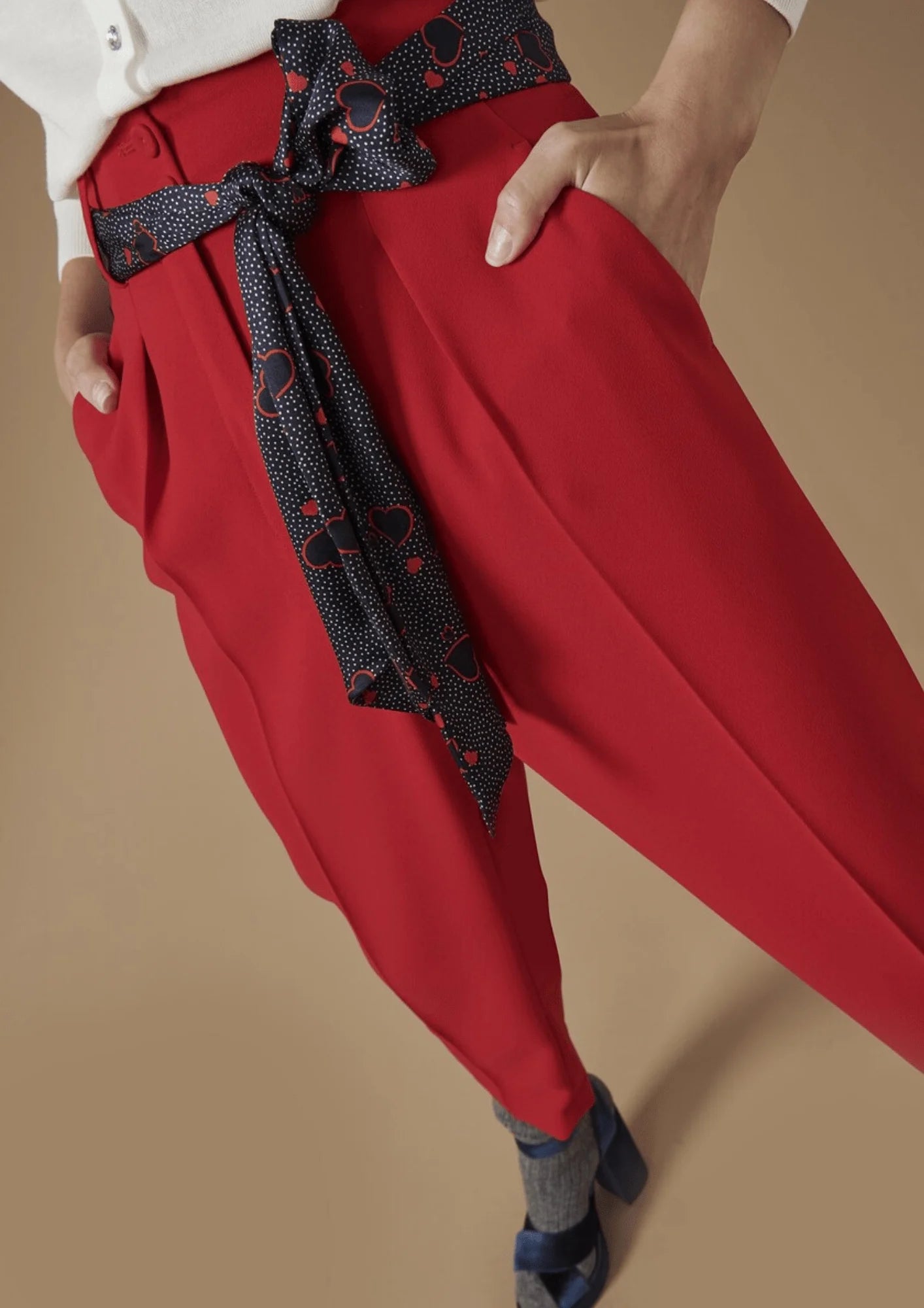 Pantalon de paga rouge