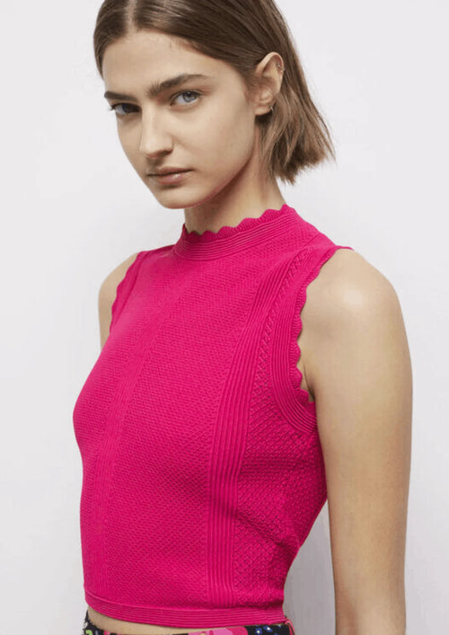 PINK KNIT TOP