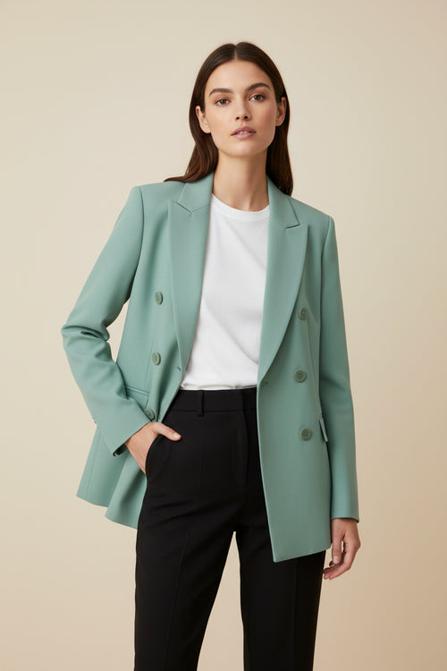 BLAZER VERT MENTHE