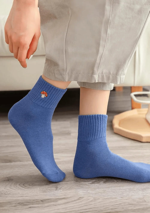 Chaussettes flamants bleues