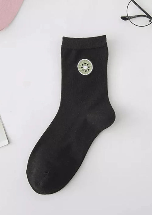 Chaussettes de banane jaune