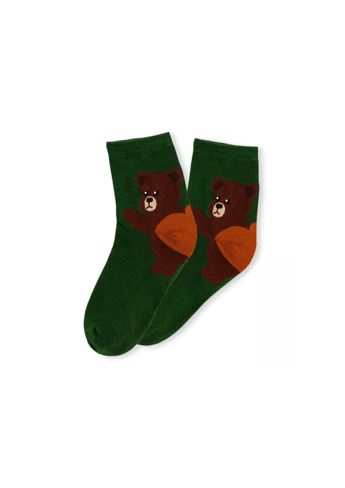 GREEN BEAR SOCKS