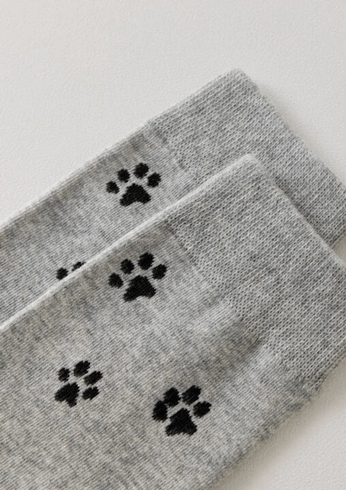 GREY FOOTPRINTS SOCKS