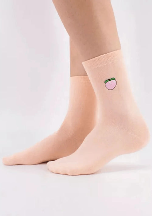 Chaussettes de banane jaune