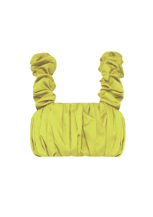 LEMON MEDINA RUCHED CROPPED TOP