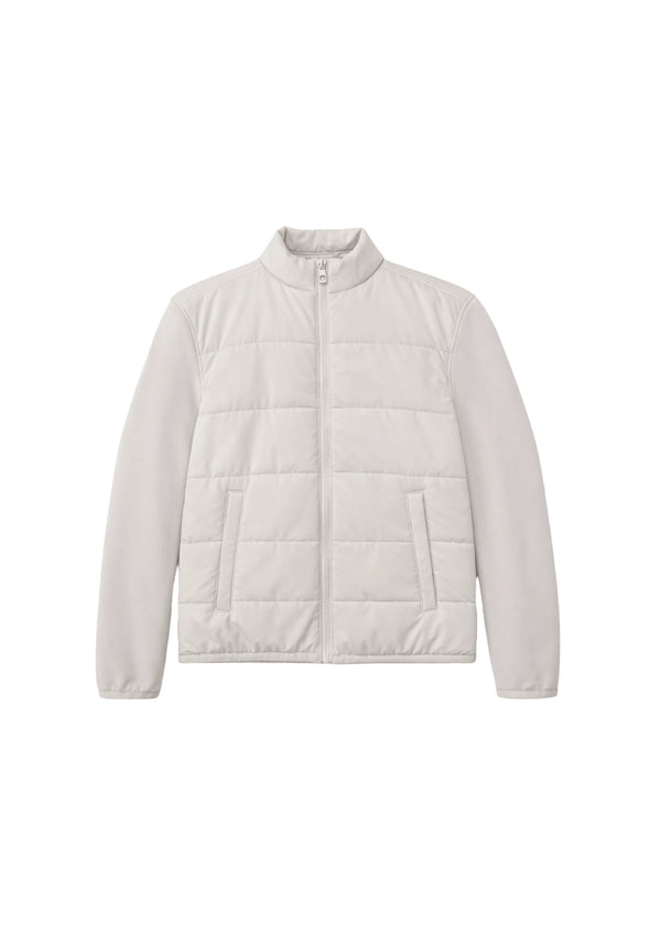 CREAM QUILTED JACKET