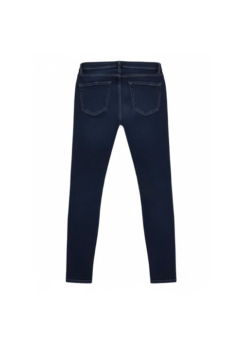 SLIM FIT DENIM TROUSERS