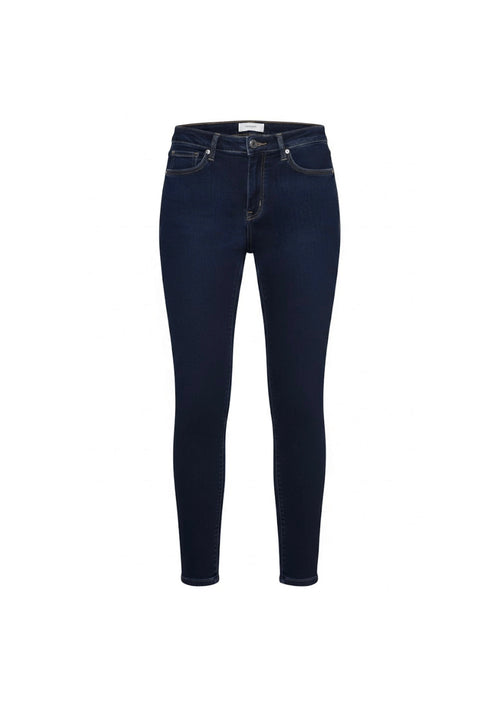 SLIM FIT DENIM TROUSERS