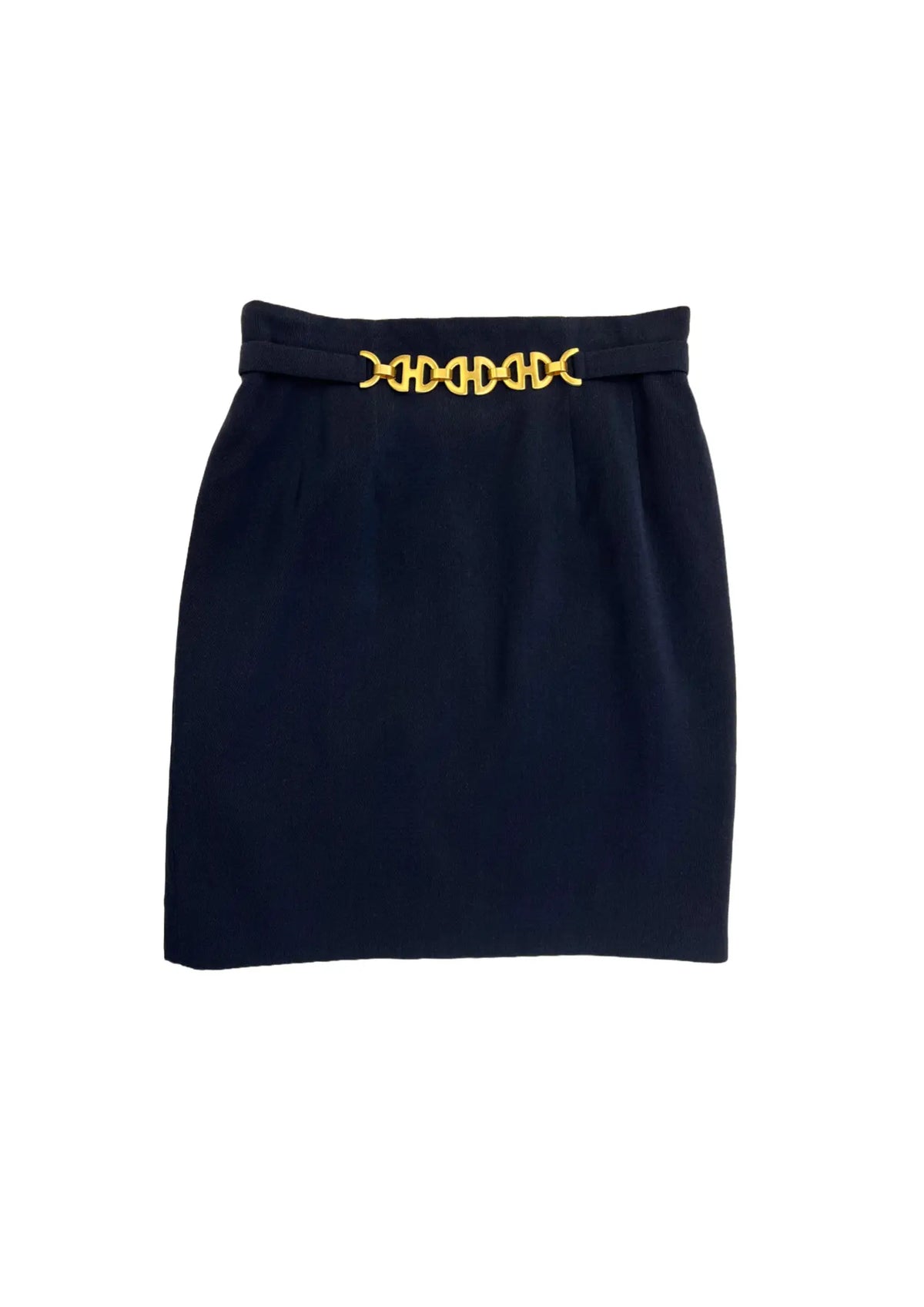 NAVY BLUE MINI SKIRT