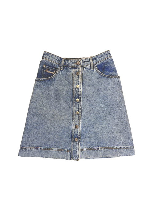 A-LINE DENIM SKIRT