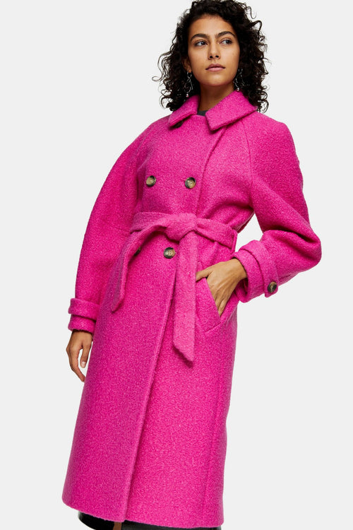 FUCHSIA COAT EMILY IN PARIS