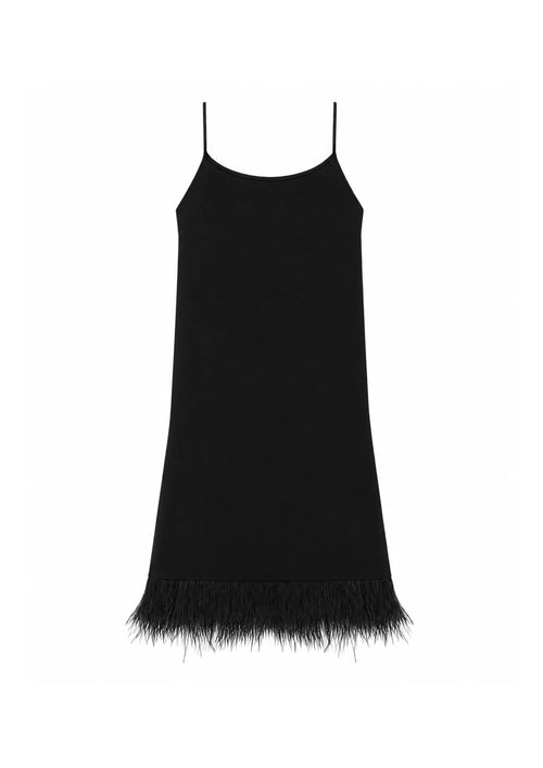 BLACK TWENTIES MINI DRESS