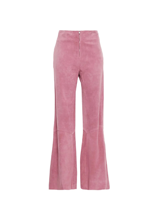 PINK SUEDE PANTS