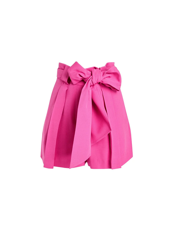 PINK WIDE-LEG SHORTS