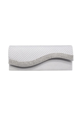 Pochette à chaîne avec strass