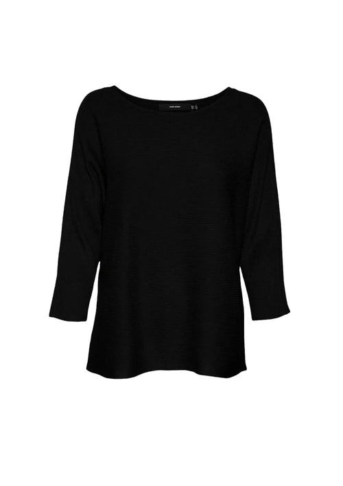 PULL À RAYURES NOIRES