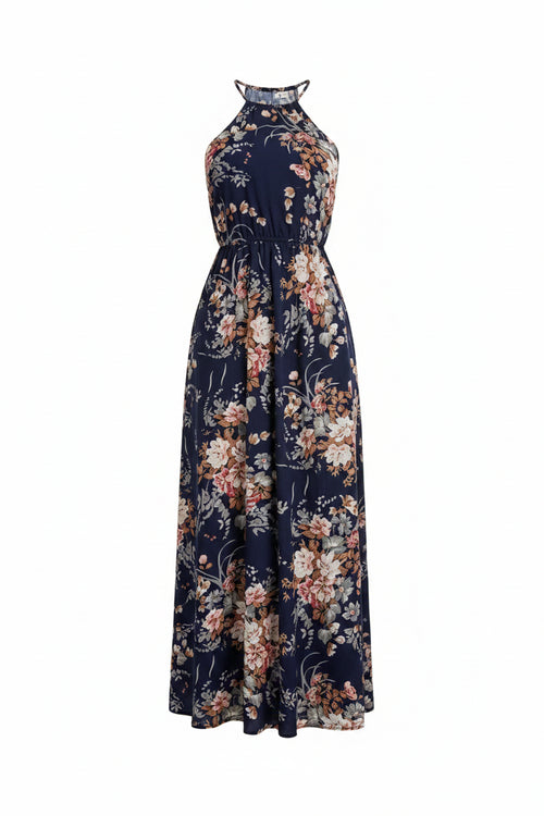 FLORAL PRINTED MAXI DRESS