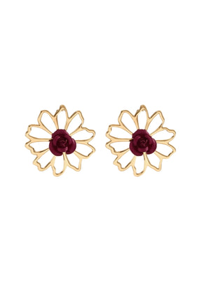 BOUCLES D'OREILLES FLEURS
