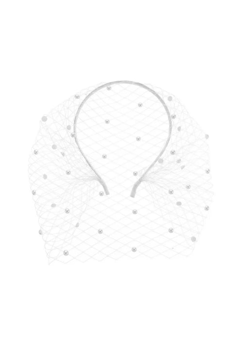 fascinateur de mariée blanc