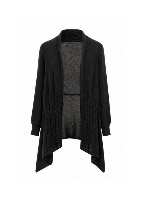 GILET EN LAINE NOIRE
