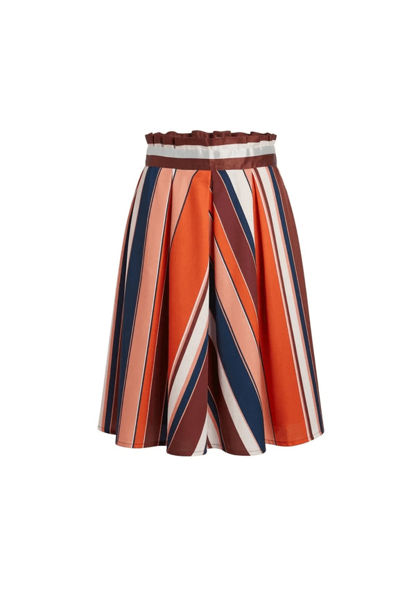 SUNSET PALETTE MIDI SKIRT