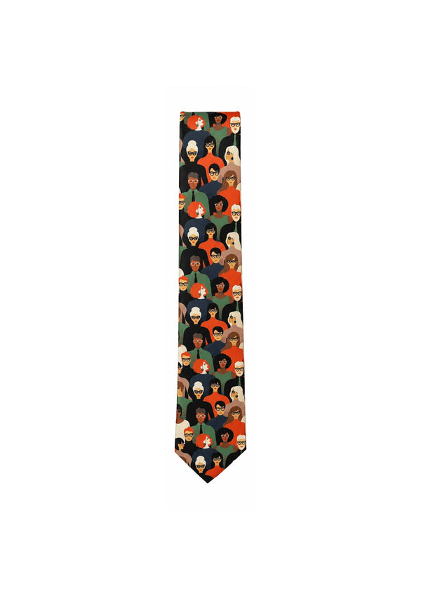 MULTICOLORED HUMANS TIE