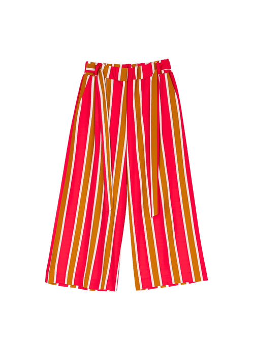 HOSE MIT GROSSEN GESTREIFTEN