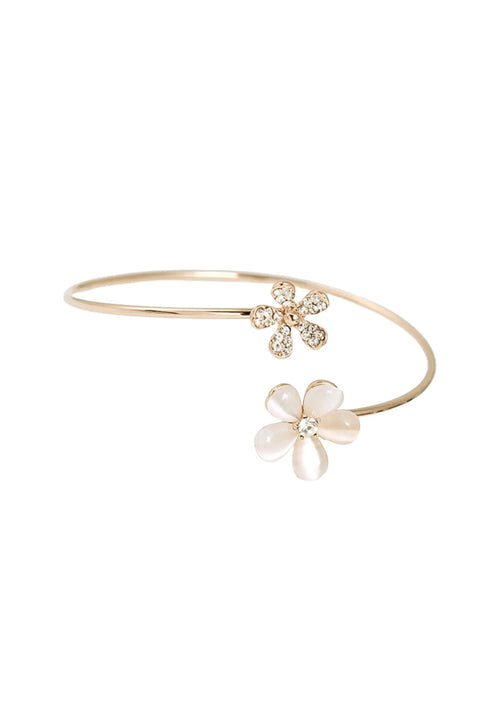 Bracelet mince des fleurs