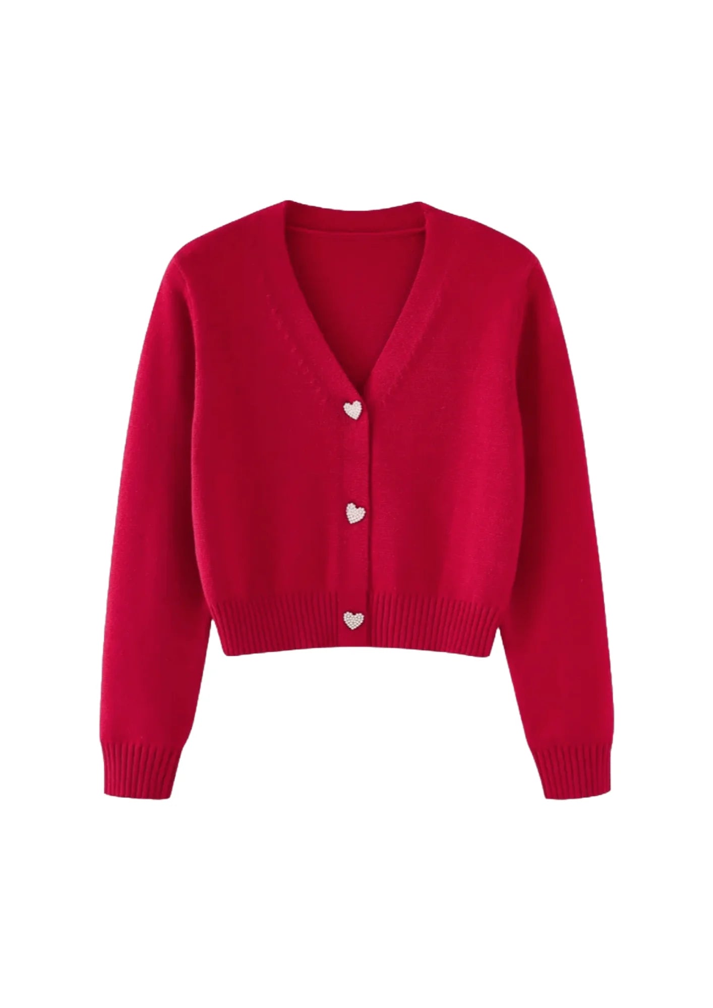 RED HEART CARDIGAN