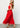 Robe en tulle rouge