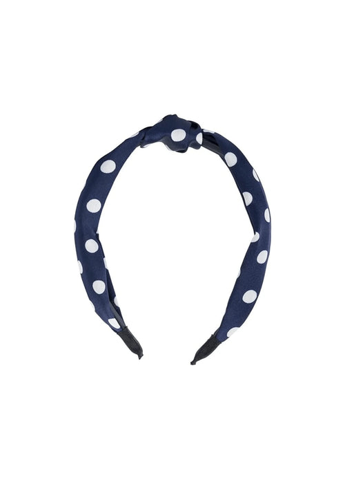 Bandeau à pois bleu