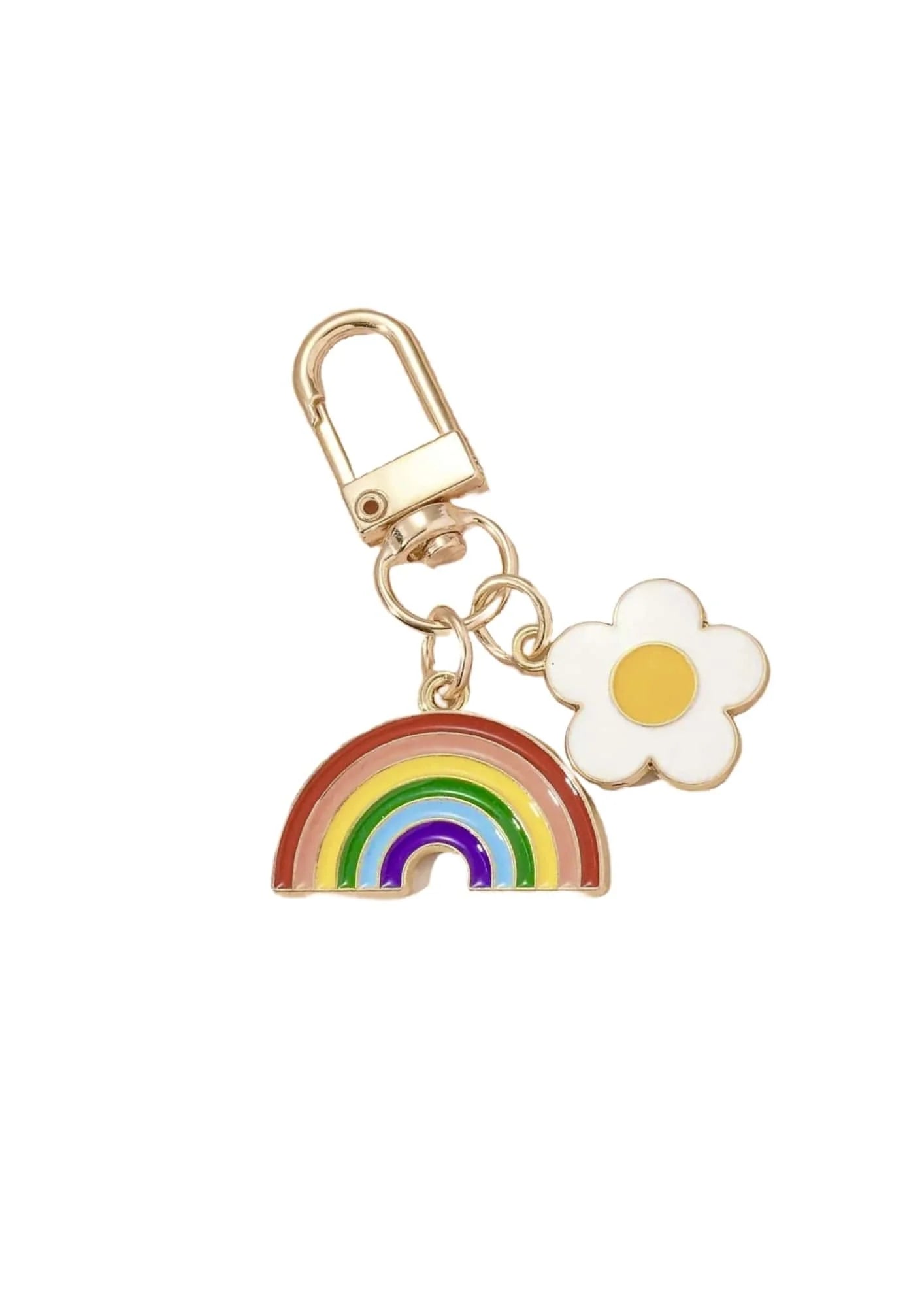 Chain de clé Rainbow Flower