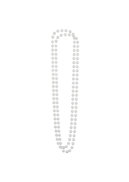 Collier White Faux Pearl 20