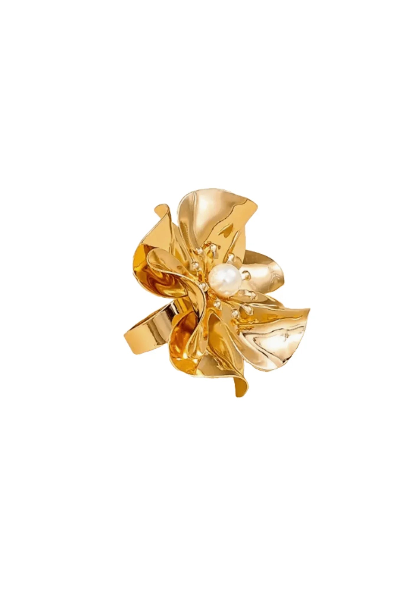 GOLDEN FLORAL RING