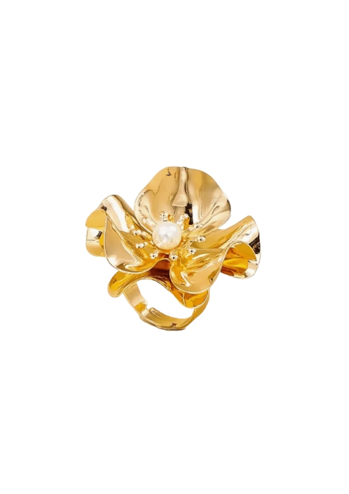 GOLDEN FLORAL RING