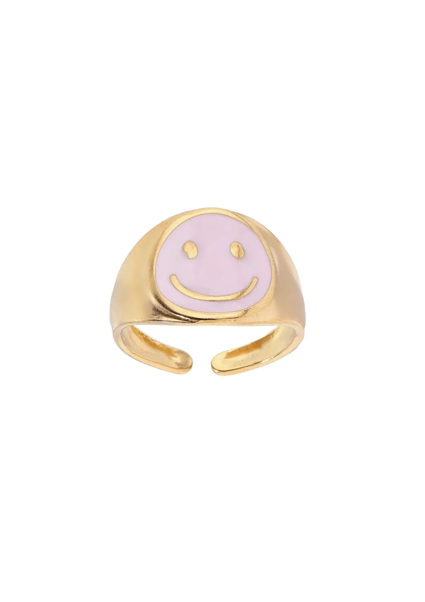 PINK SMILEY RING