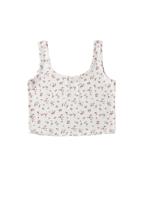 FLORAL CROP TOP