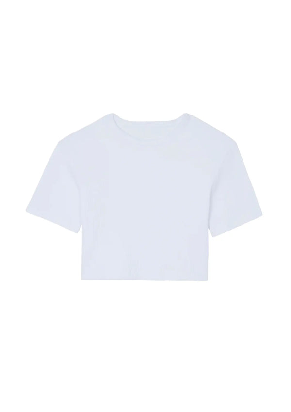 T-SHIRT COURT BLANC NICO