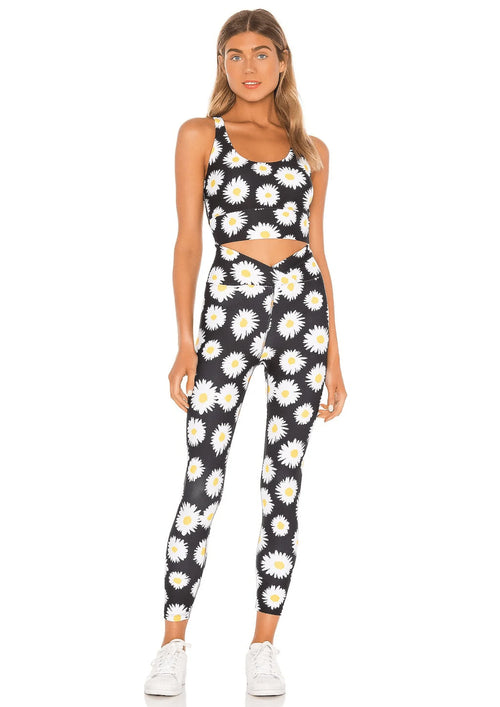 LEGGINGS MARGUERITES NOIRES