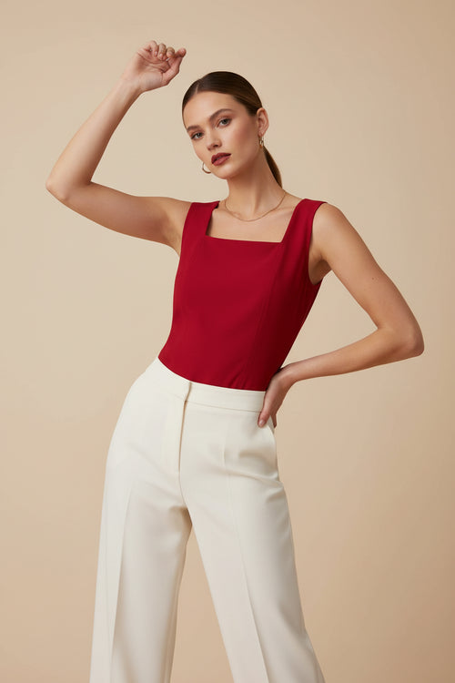 PINK SLEEVELESS TOP