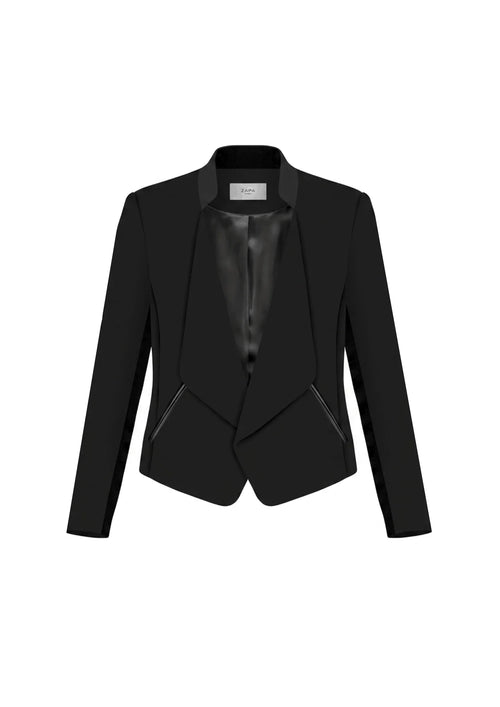 BLACK LONG-SLEEVED JACKET