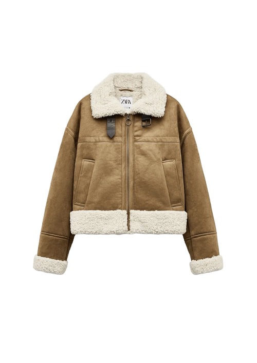 BROWN SUEDE JACKET