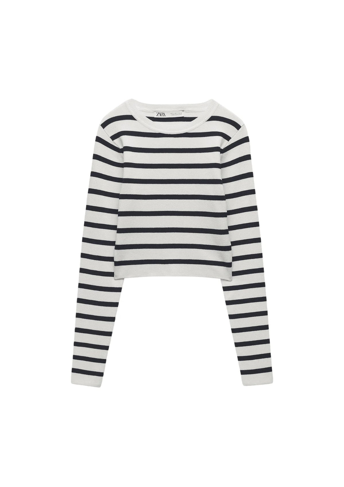 STRIPED RIBBED SWEATER