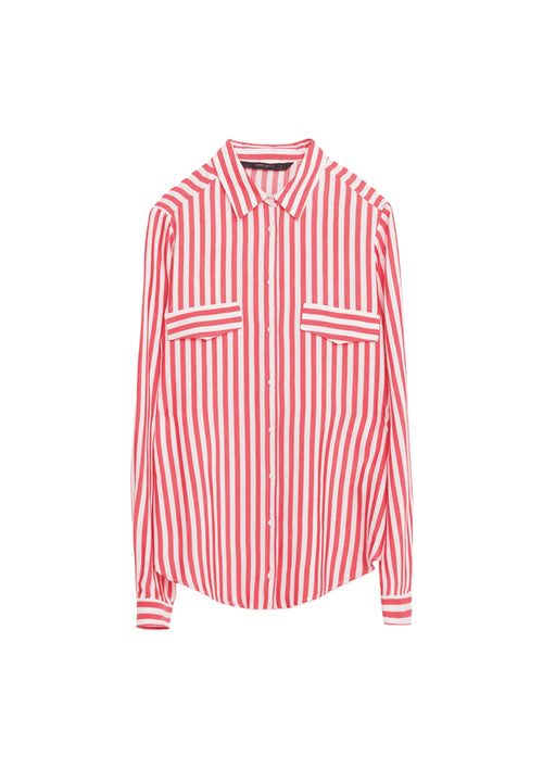 RED STRIPED SHIRT