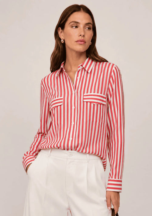 RED STRIPED SHIRT