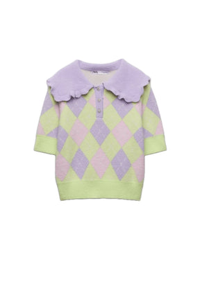 POLO SHORT-SLEEVED SWEATER