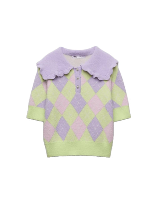 POLO SHORT-SLEEVED SWEATER