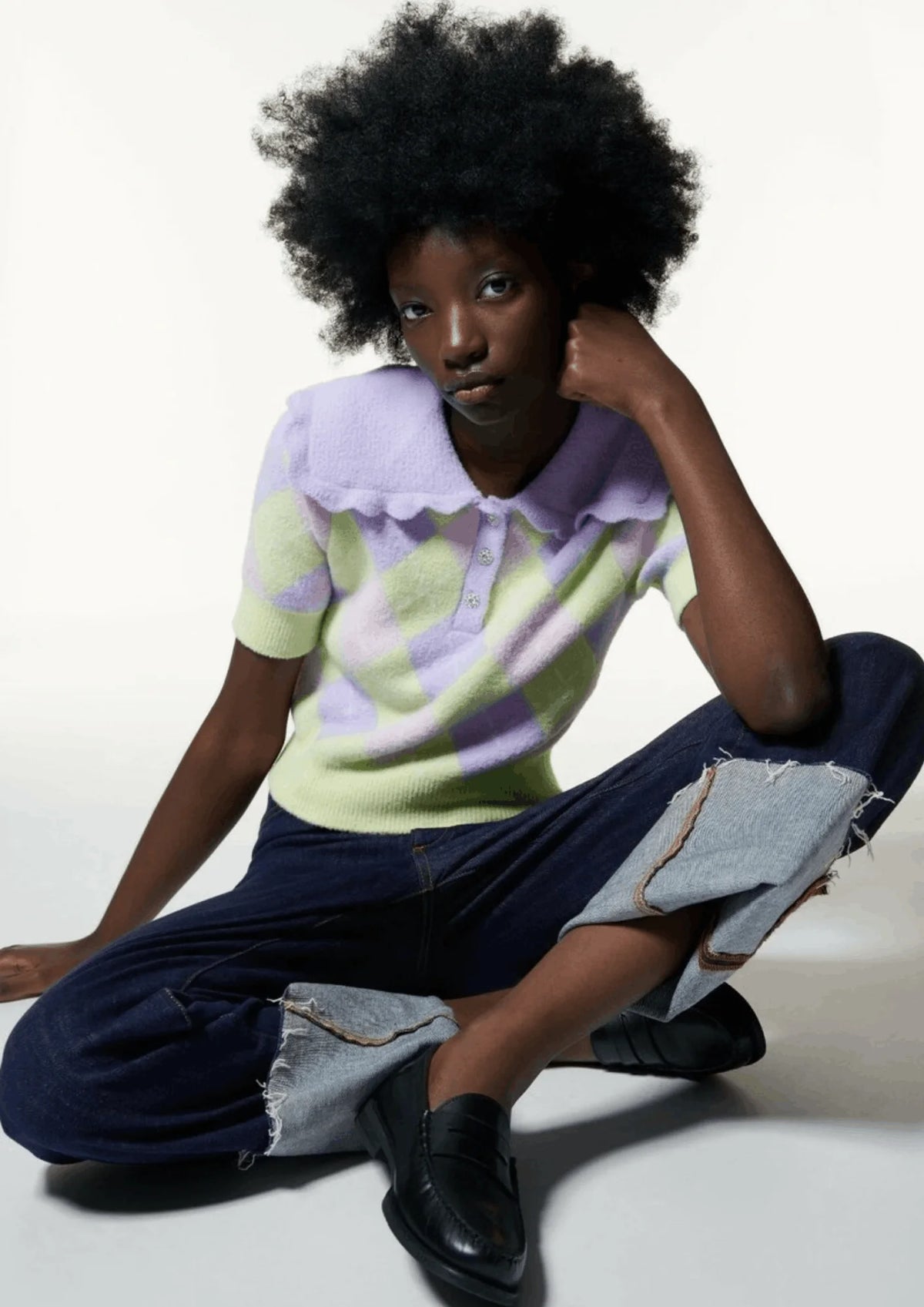 POLO SHORT-SLEEVED SWEATER