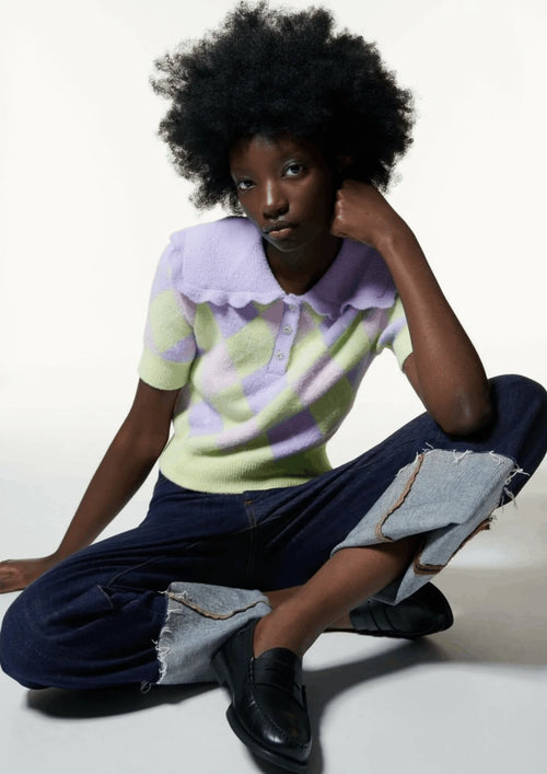 POLO SHORT-SLEEVED SWEATER