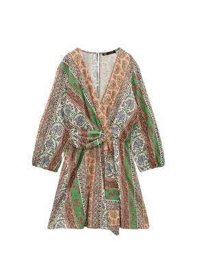 PAISLEY PRINTED PLAYSUIT